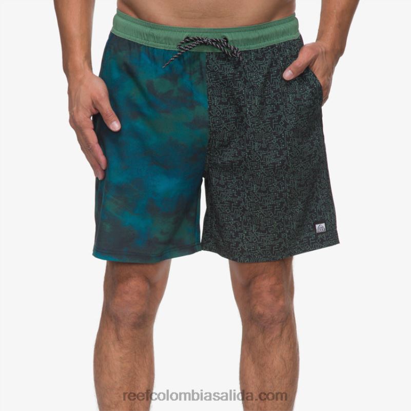hombres Reef shorts de playa elliot con cintura elástica 17" XDDFR700 hiedra oscura hombres Reef shorts de playa elliot con cintura elástica 17" XDDFR700 hiedra oscura